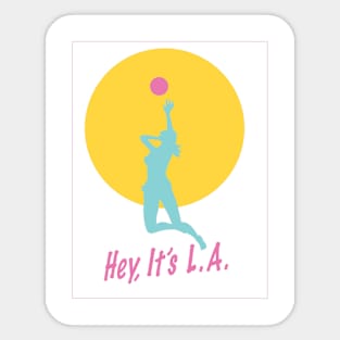 LA.beachVolleyBall Sticker